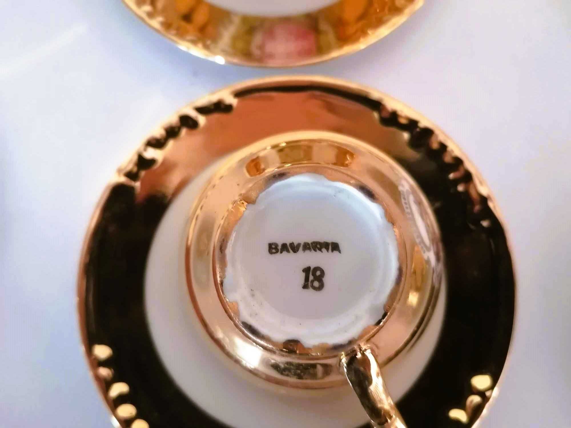 Superb serviciu de cafea  portelan Bavaria model Fragonard