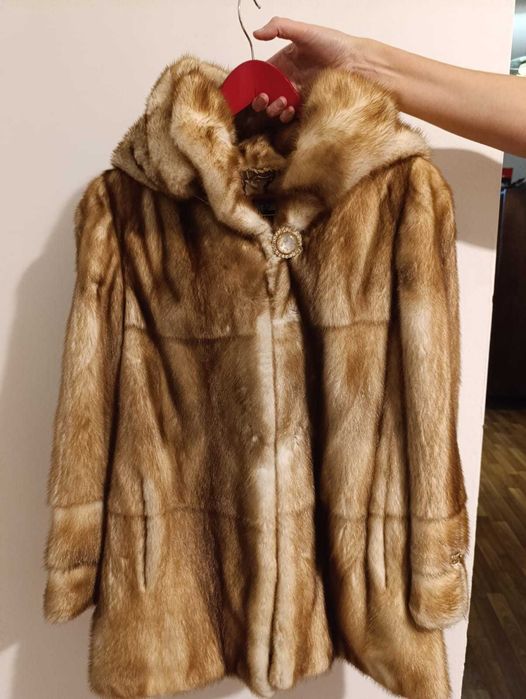 Норковый полушубок