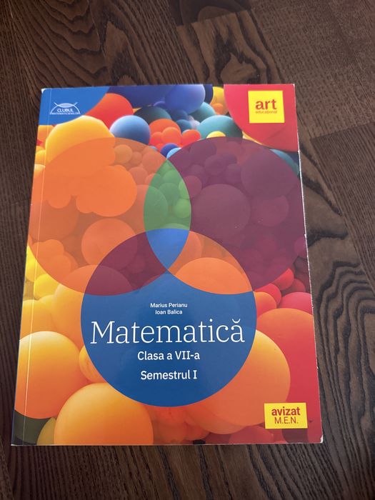 Manual Matematică clasa a VII-a semestrul I – Art Educational