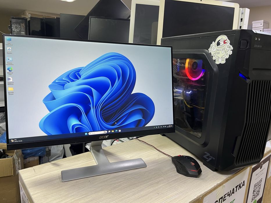 Игровой компьютер с монитором i7 6700 gtx 1660s