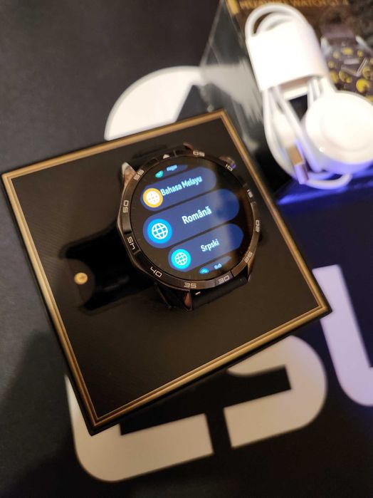 Smartwatch HUAWEI Watch GT4 46mm, GPS, Android/iOS, Black, Ca nou
