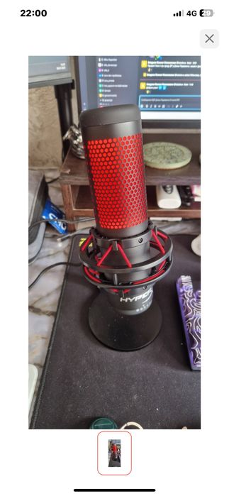 Микрофон HyperX Quadcast черный