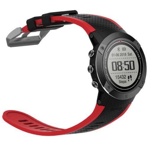 Smartwatch iUni DM18, Standby time 30 zile, GPS, BT, OLED, Red