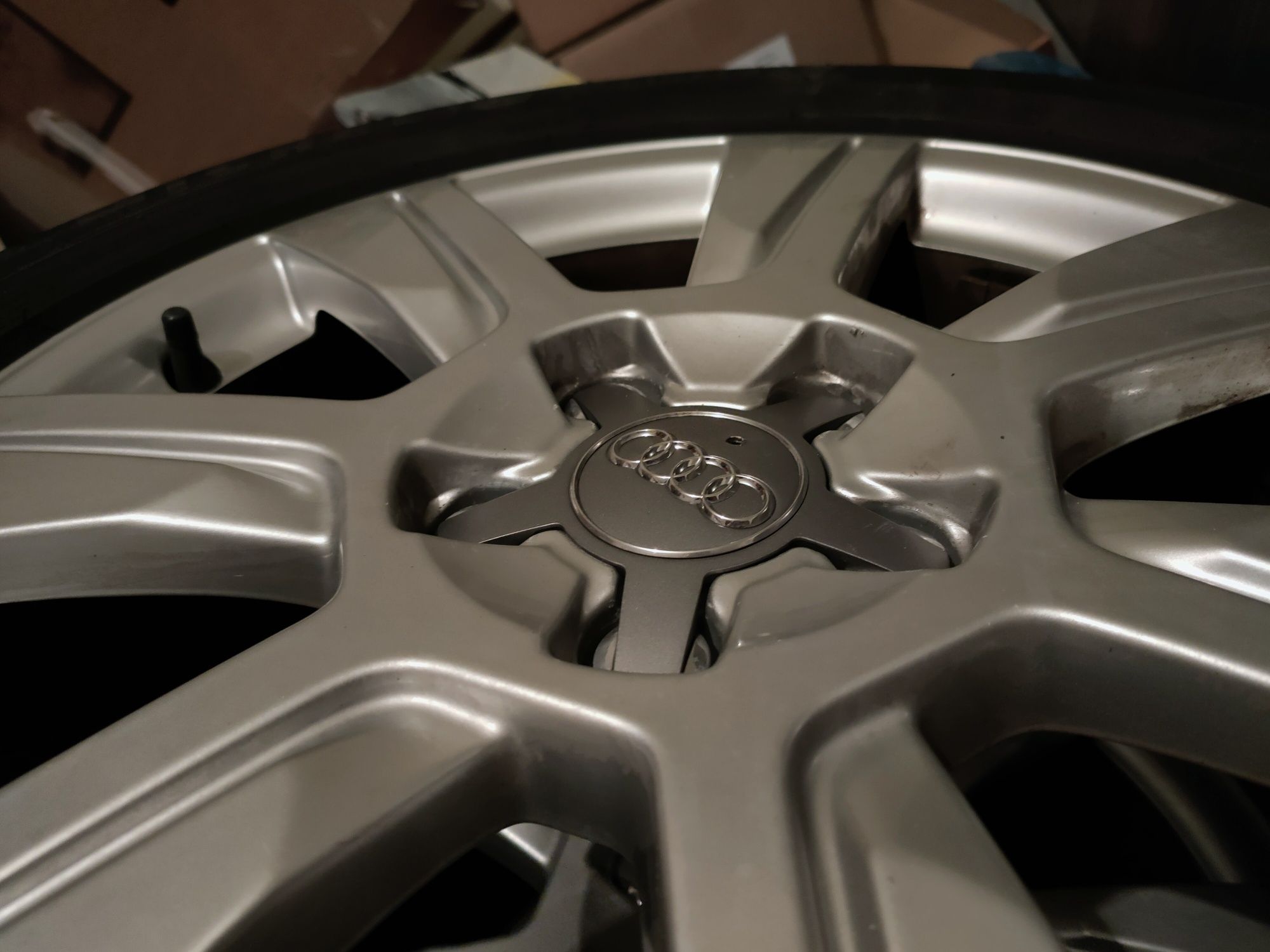 Jante Audi Originale + anvelope Michelin Alpine 4 noi