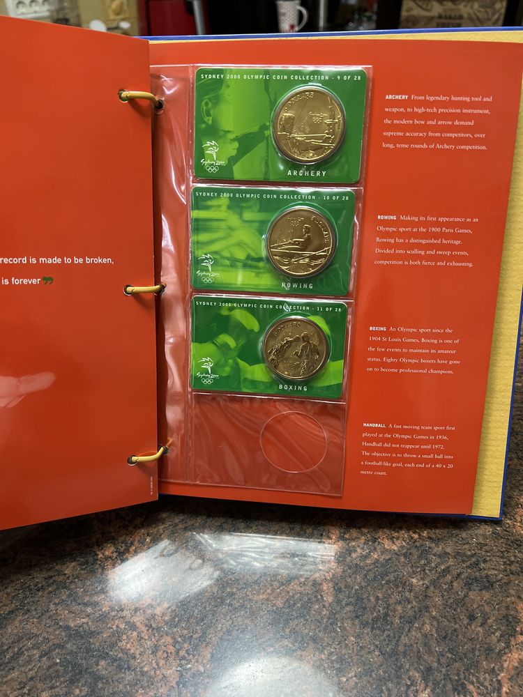 Colectie monede olimpice Sydney 2000
