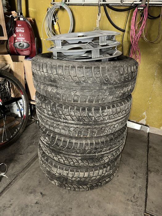 Шины зимние шипованные Matador 185/65/R15, с дисками