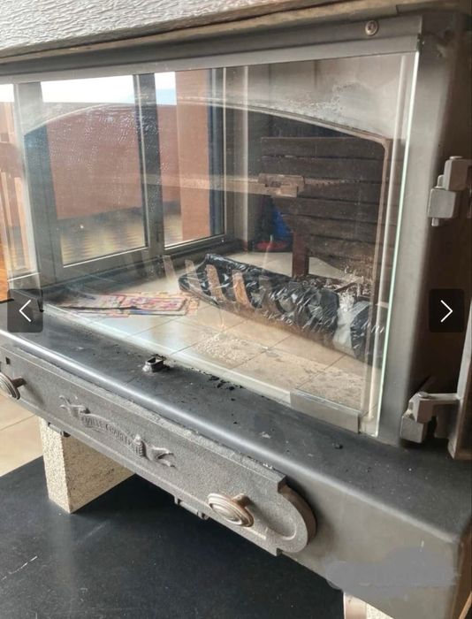 Focar semineu marca Charleville DeVille Franta  soba lemne