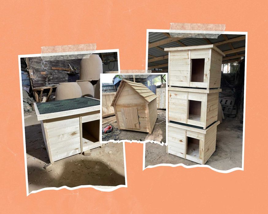 Вольеры для собаки собачья будка уличный утеплённый Клетка в Алмате