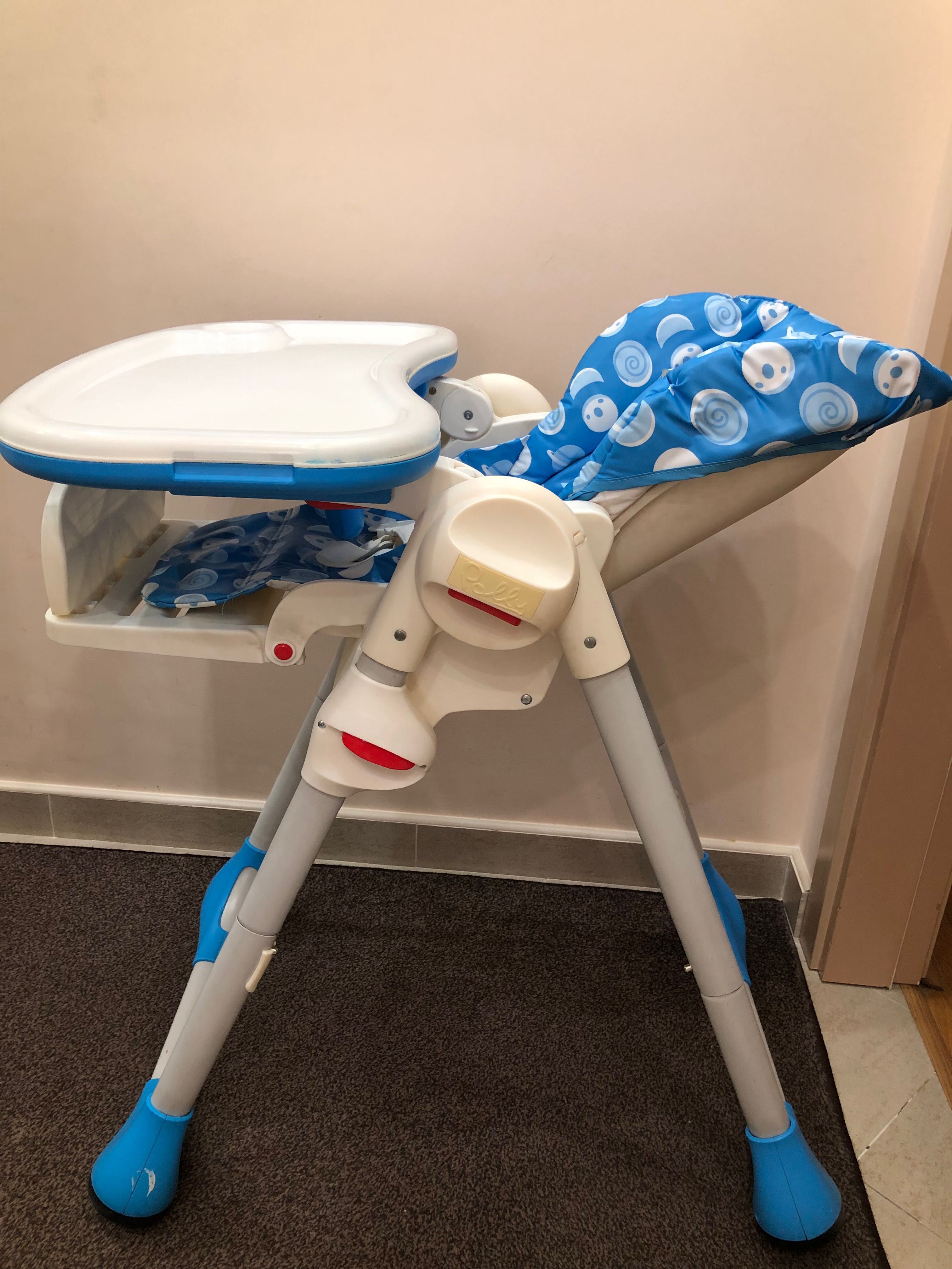 Детски стол за хранене Chicco Polly 2 in1 Highchair Moon