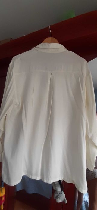 Bluza camasa vascoza crem eleganta