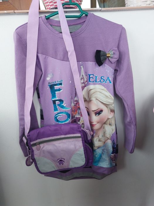 Bluza fetiță Elsa +gentuta + tricou