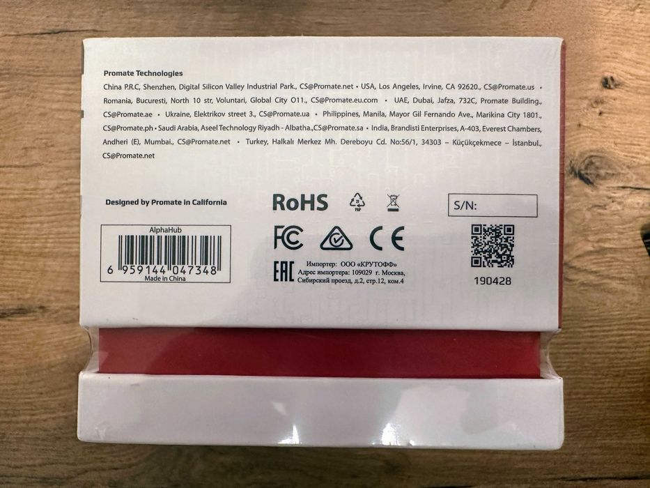 Hub USB Type-C PROMATE, USB 3.0, Ethernet, HDMI, DisplayPort, VGA, SD