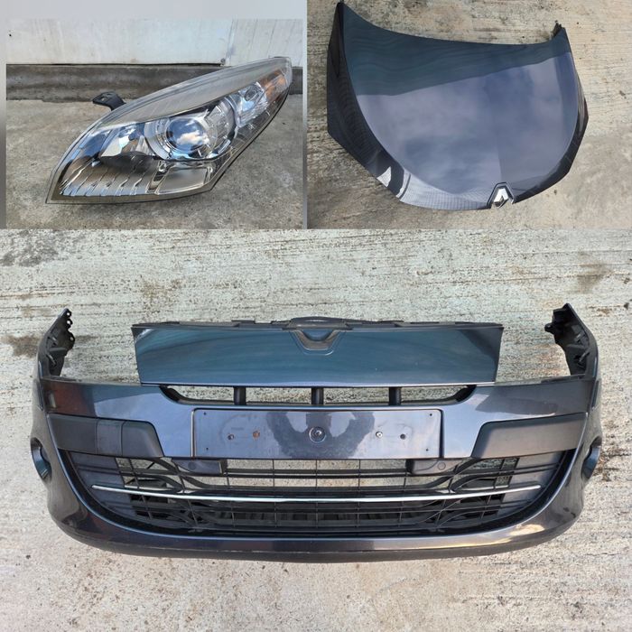 Bara fata spate capota aripi faruri trager haion Megane 3 break TEB66