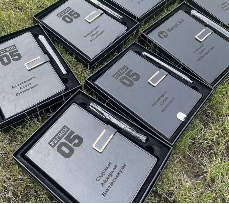 Брендирование, подарочный набор. Корпоративные подарки. Блокнот