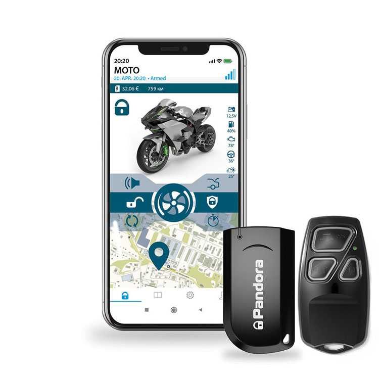 Pandora MOTO EVO GSM GPS GPRS аларма за мотоциклет с имобилайзер