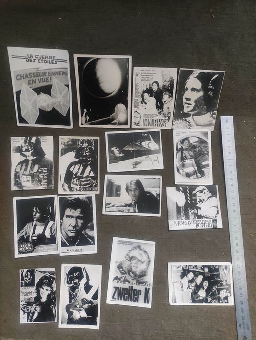 Продавам карти и жетони  Албум Star Wars .,карти Nela