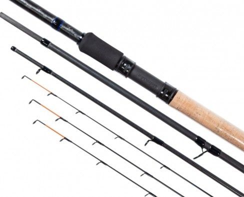 Lansete aero x5  3,96 m, 150g și mulinete shimano bull's eyes 5050