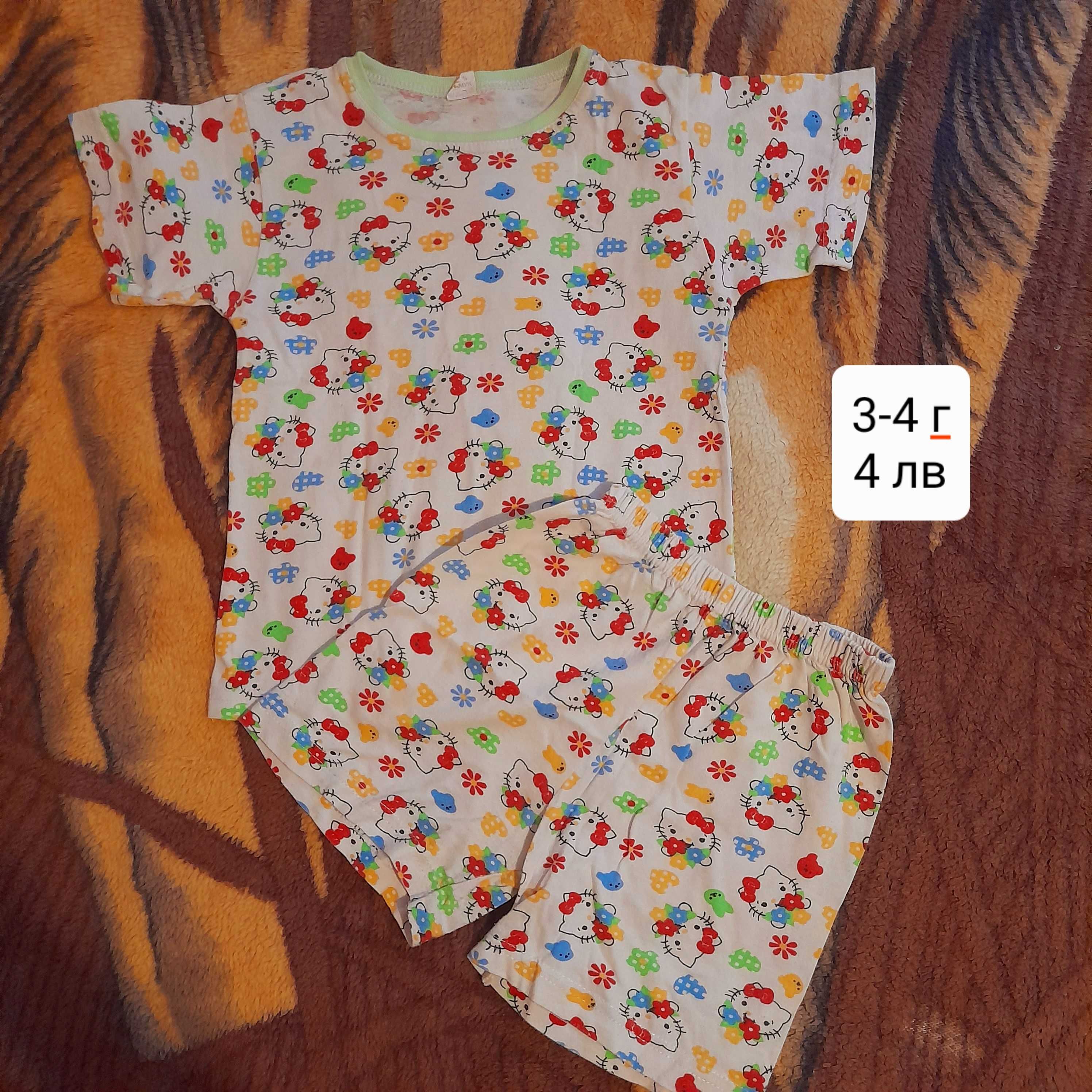 Летни дрешки за момиченце 3-5 г