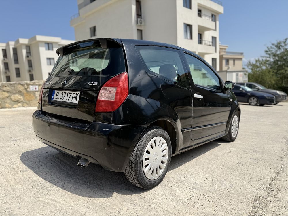 Citroen C2 1.2 Бензин 70к.с. Климатик 88000км Всичко платено