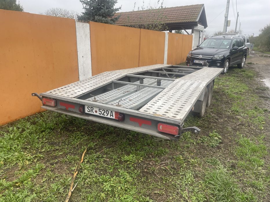 Двуосна платформа ремарке