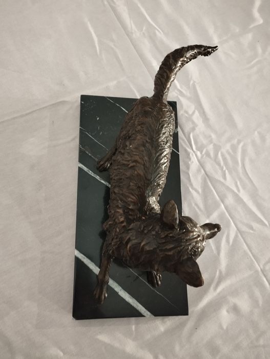 Statueta***vulpe***bronz