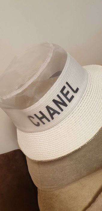 Palarie soare vara Chanel originala, noua cu eticheta pret fix