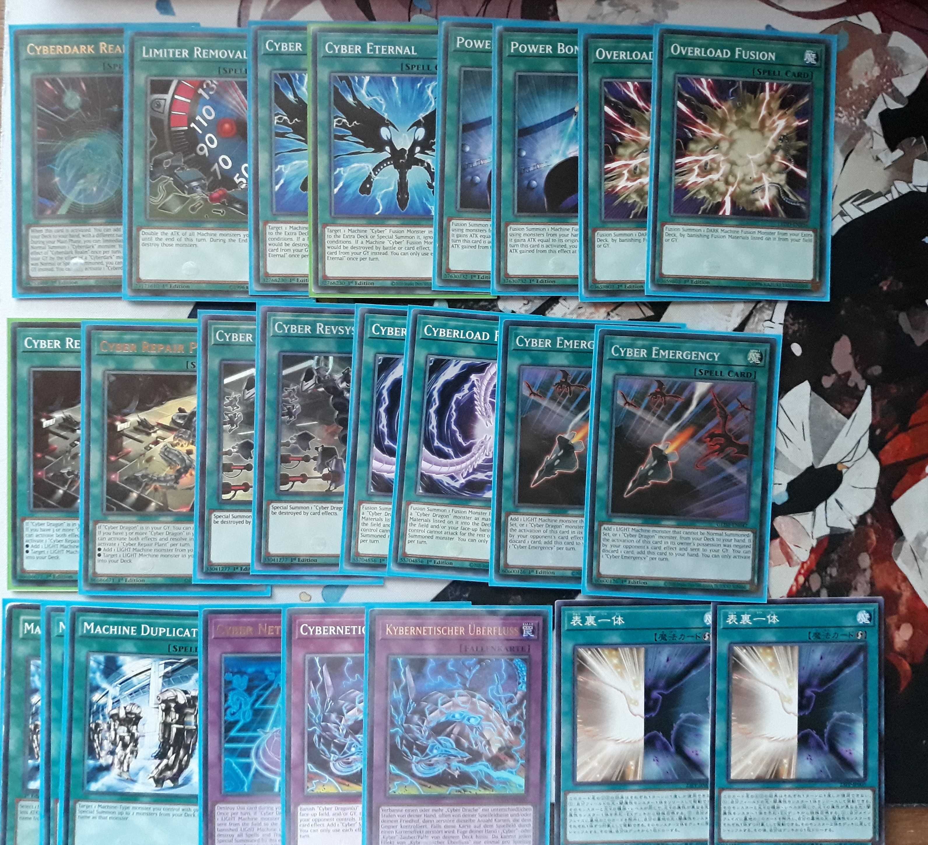 Carti de joc Yugioh Cyber Dragon Deck+Extra deck