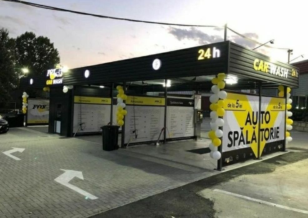 Vand spalatorie auto self  totul la cheie 4 boxe