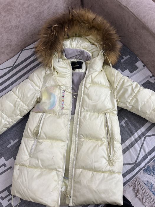 Куртка зимняя для девочек  6-7лет р128