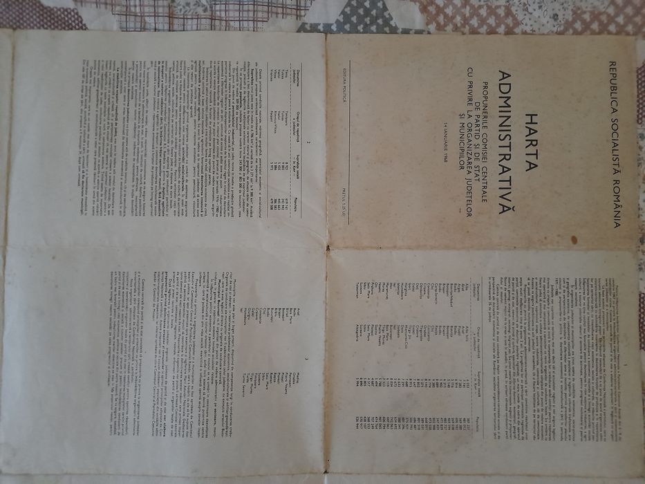 Harta Republica Socialista Romania