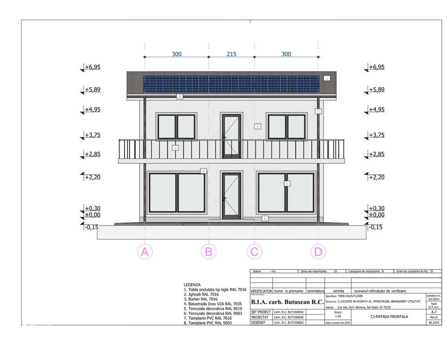 Casă nouă P+E în Bârnova-Vișan, proiect autorizat–plată integrală/rate