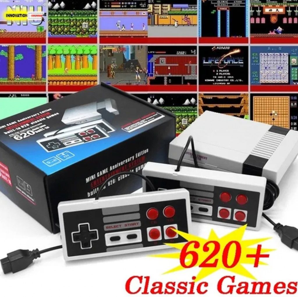 Класическа настолна игра с 620 ретро игри