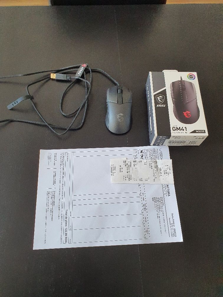 Mouse gaming MSI GM41 cu fir garantie