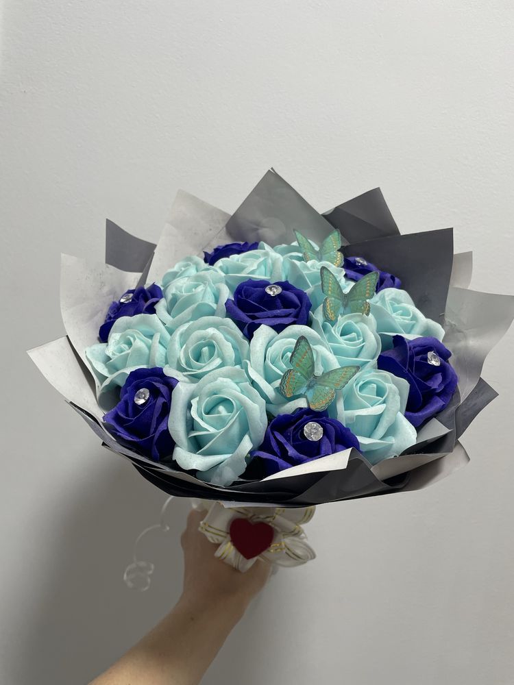 Buchet trandafiri sapun