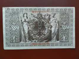 Германия 1000 марок 1910 г Красная печать