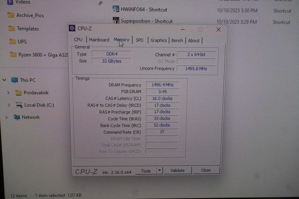 32GB (2х16) CORSAIR VENGEANCE PRO RGB DDR4 3000 cl15 RAM памет