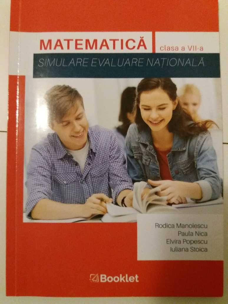 Matematica, simulare, evaluare nationala, clasa a VII-a