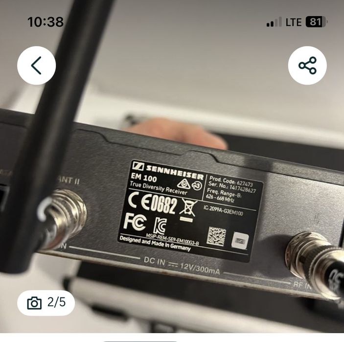 Sennheiser g3 ew 100