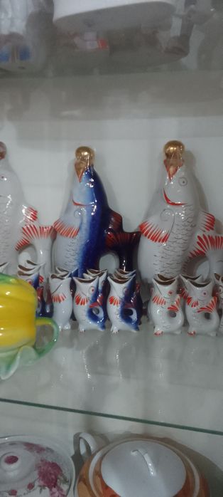 Набор рыбок фарфор
