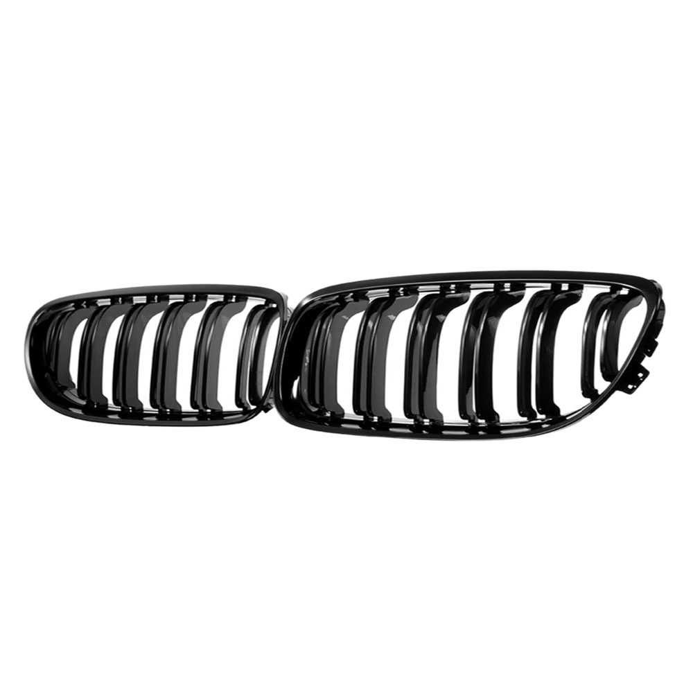 Set 2 grile duble M negru lucios BMW Seria 3 E90 E91 LCI 2008-2012