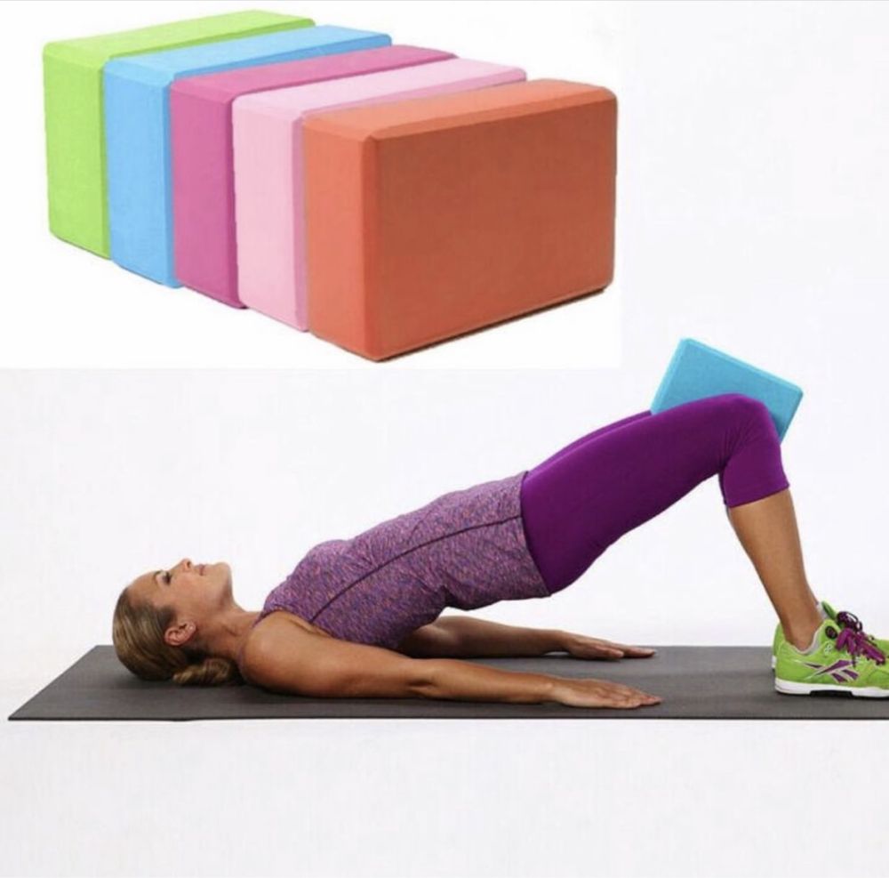 Опорный блок(кирпич)для йоги,фитнеса и гимнастики