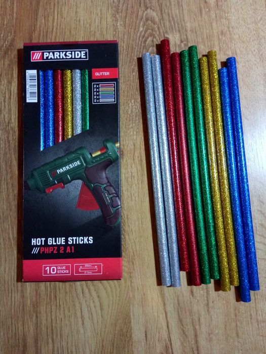 Batoane de silicon cu sclipici 11 mm x 28 cm, nou !