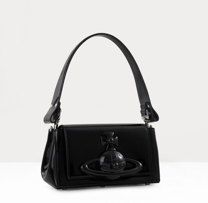 Geanta Vivienne Westwood small Hazel piele noua