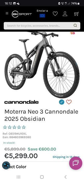 Vind bicicleta Cube