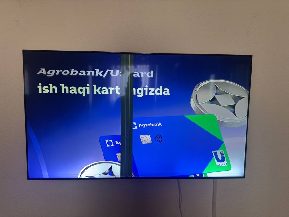55 dyumlı LG televızor ekran dars ketgan