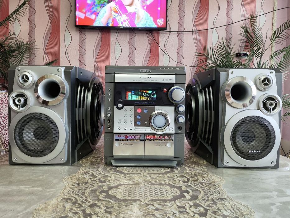 Subwooferli samsung musiqa markazi sotila