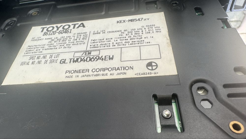 Navigatie Originala Toyota Land Cruiser 120