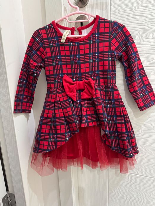 Детски коледни рокли от 98 размер до 110