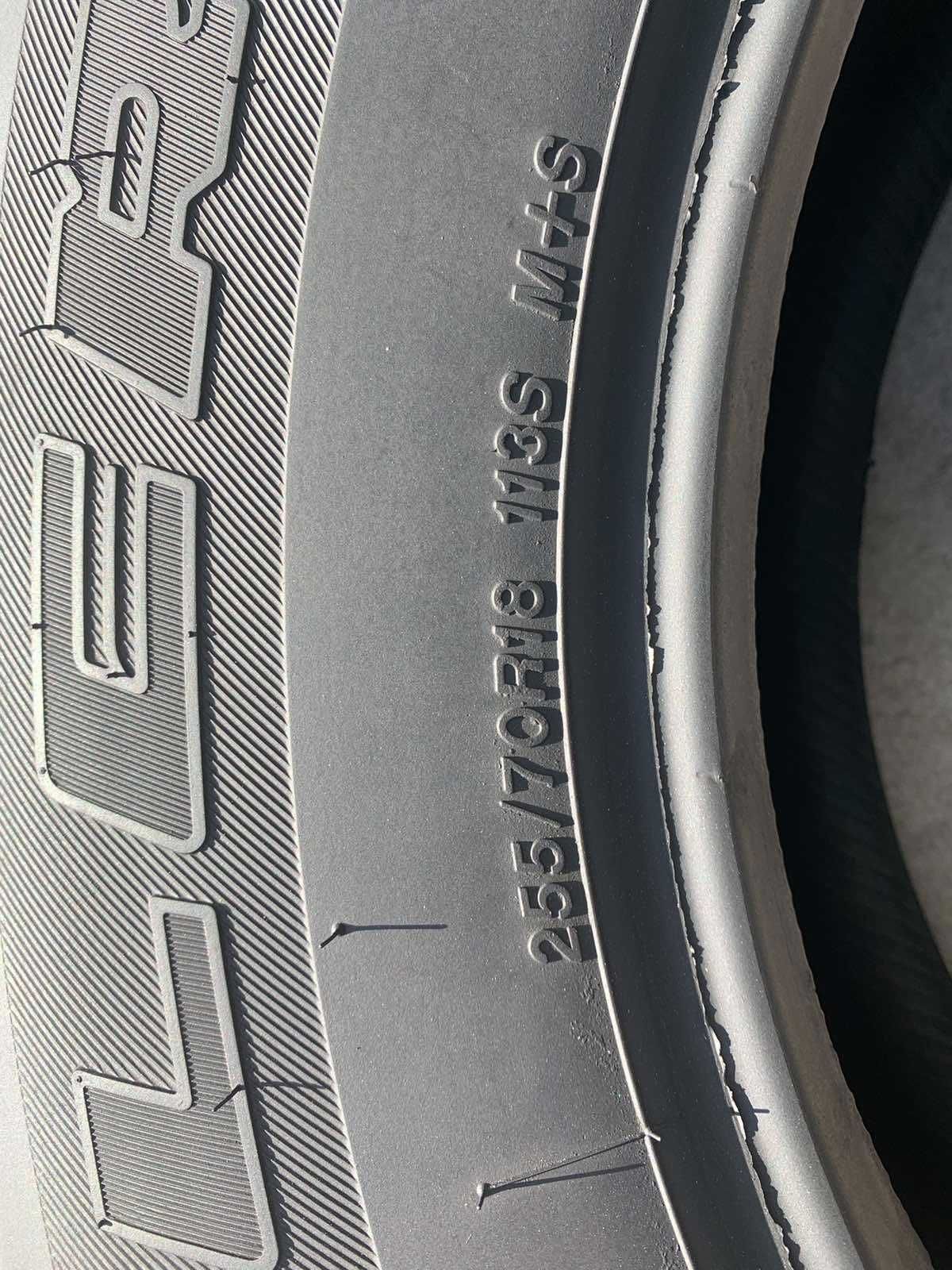 255 70 18 всесезонни гуми за джип BRIDGESTONE Dueler H/T, 4 броя