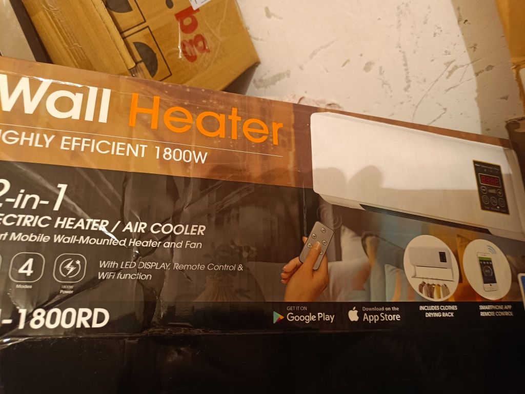 Работещ почти нов климатик WAL HEATER